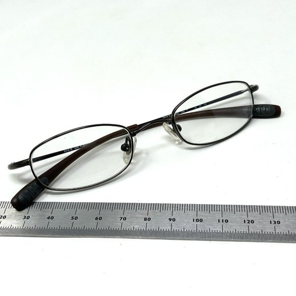 Nike Flexon 4603 200 Walnut  Metal Oval Eyeglasses Frames 45 [] 20 135 Kids - Picture 12 of 13